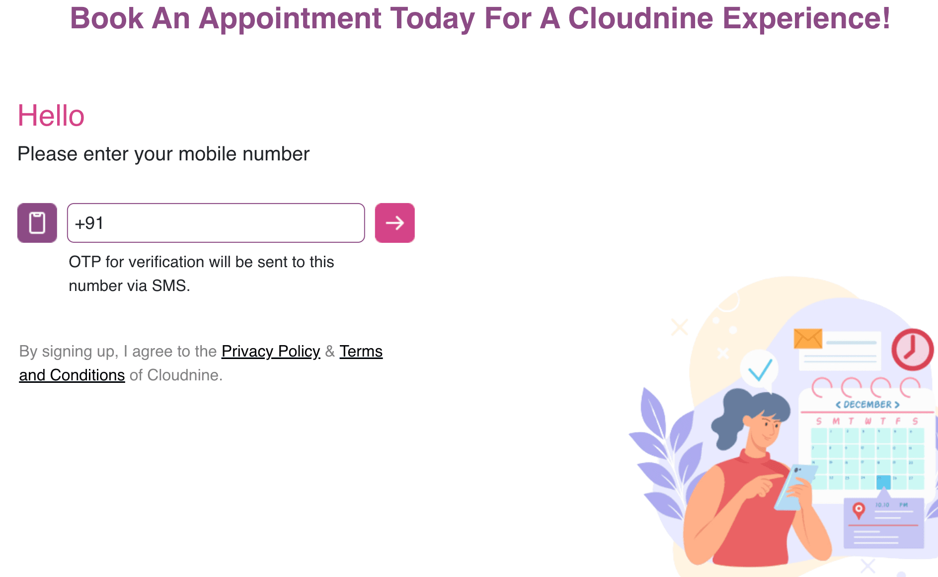 Appointment Widget